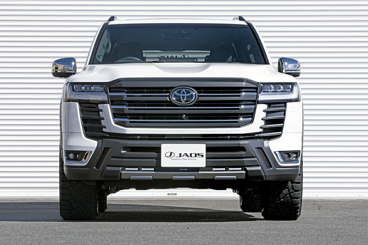 JAOS ジャオス フロントバンパーガード 塗装品 マットブラック B016051MB トヨタ ランドクルーザー FJA300W VJA300W ZX 2021/08~ TOYOTA LANDCRUISER カスタム 改造 パーツ