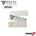 DELTA FORCE ロゴステッカー 大 size:350 x 90 3色設定 ホワイト / サハラ ベージュ / マットグレー STICKER 車 窓 カス...