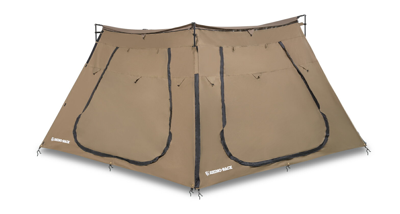 【 正規品】 RHINO-RACK ライノラック BATWING COMPACT EXTENSION WITH DOOR 33106 ライノラック ドア付 バットウィングコンパクトエクステンション タープ テント キャンプ アウトドア ソロキャンプ 釣り レジャー シェード バーベキュー 屋外 ハイキング
