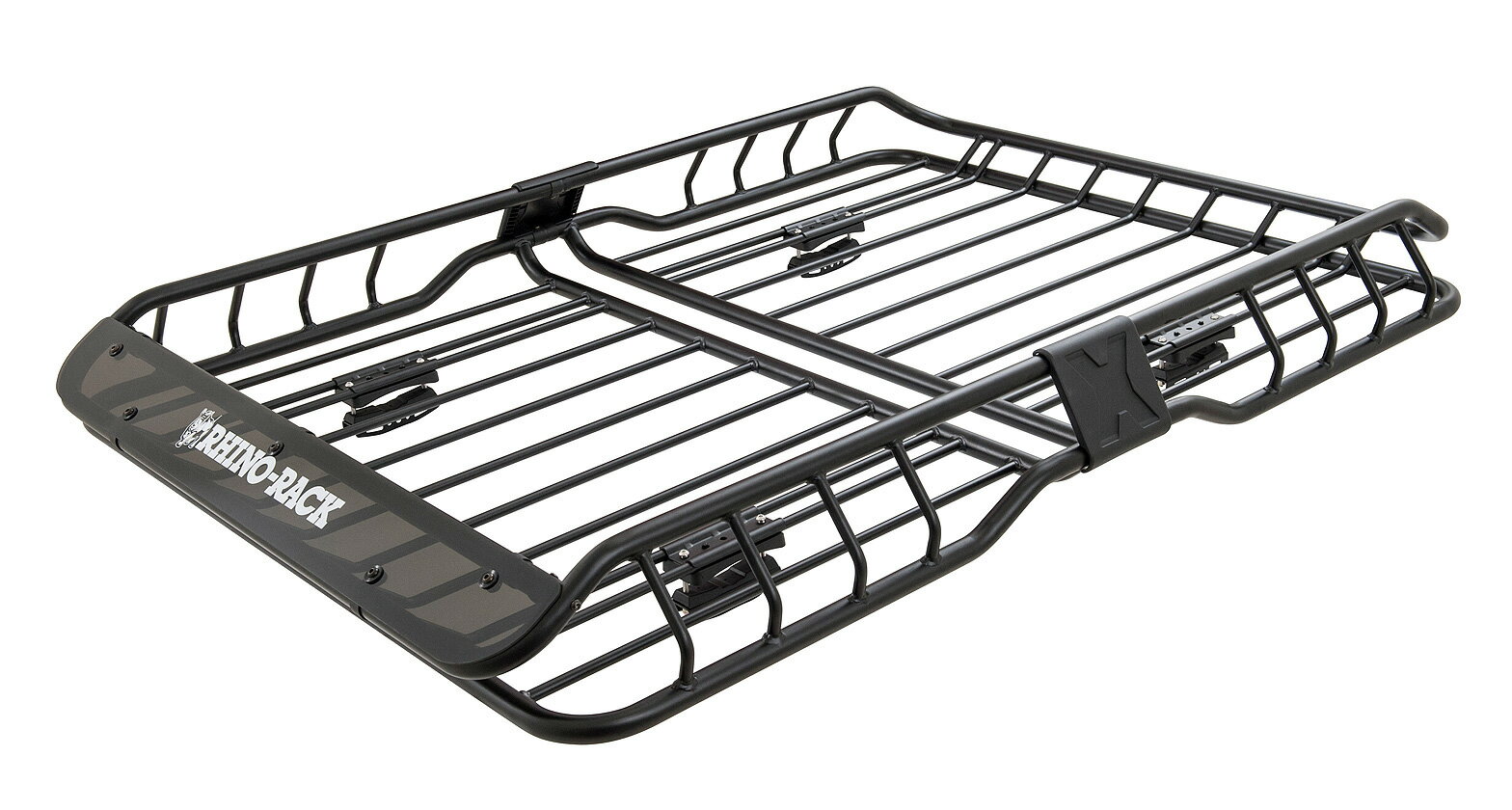 【最大2,000円OFF】【RHINO-RACK】ライノラック XTray Large ルーフマウント カーゴ バスケットかご 黒..