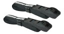 【RHINO-RACK】 3.5M RAPID STRAPS WBUCKLE PROTECTOR ライノラック ラピッドストラップ ＆バックルプロテクターブラック 3.5m プラットフォーム カスタム オプション アクセサリ