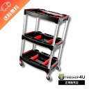 【最大P10倍】Adam's Polishes Detail Cart ディテイルカート アダムスポリッシュ 収納 ブラシ ボトル 洗車 手洗い グッズ 持ち運び タイヤ 大容量 カート 整理 整頓 トレー 55004080043-A ヌルテカ バイク 自転車 梅雨