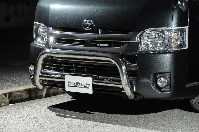 TSD styling HIACE ハイエース バンパーガード (ワイド用) ハイエース カスタム US テイスト ちょいアゲ アウトドア クロカン オフロード フロント カスタム 無骨 カッコイイ 改造