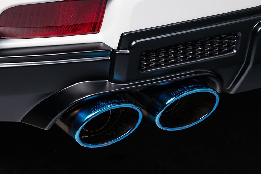 【複数購入P10倍】M'zspeed PRADO 150 対応エキゾーストシステム (MZ34-2) チタンカラーテール プラド 改造 カスタム パーツ 用品 メーカー直送の為代金引換不可