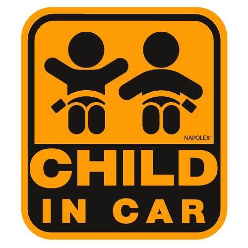 【最大P41倍】【アウトレット】セーフティーサインマグネットステッカー CHILD IN CAR 外貼り マグネッ..