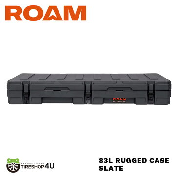 ROAM-CASE-83L-SLATE ローム ラギッド ケース アウトドア 収納 グレー 頑丈 省スペース 後部座席 荷台 キャンプ レジャー バーベキュー 持ち運びかっこいい 防塵 防水