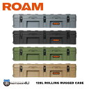 【最大2,000円OFF】ROAM ラギッドケース 128L Rolling Rugged Case Slate Black アウトドア 収納 頑丈 後部座席 荷台 ルーフラック キャンプ 防塵 防水 おしゃれ かっこいい アメリカ スキー スノーボード 頑丈 box