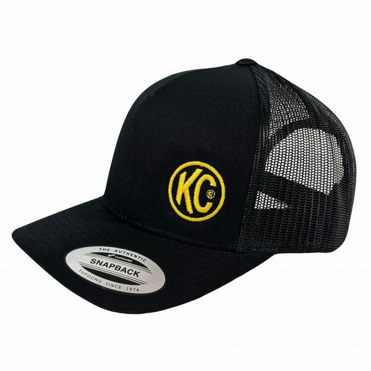 KC HiLiTES KC Curved Bill Trucker Hat - Black - One Size キャップ