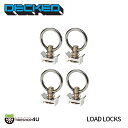 【最大2,000円OFF】【DECKED】Load locks for DECKED Core Trax 1000 - one set of four DECKED Core Trax 1000用ロードロック 4個入り1セット トヨタ ハイラックス カスタム 改造 荷台 収納 頑丈 工事現場 キャンプ アウトドア 釣り オフロード クロカン