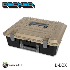 【最大2,000円OFF】DECKED D-Box - drawer tool box/large drawer - DESERT TAN lid ドロワーツールボックス/大型ドロワー - ブルーリッド トヨタ ハイラックス カスタム 改造 荷台 収納 頑丈 工事現場 キャンプ アウトドア 釣り オフロード クロカン