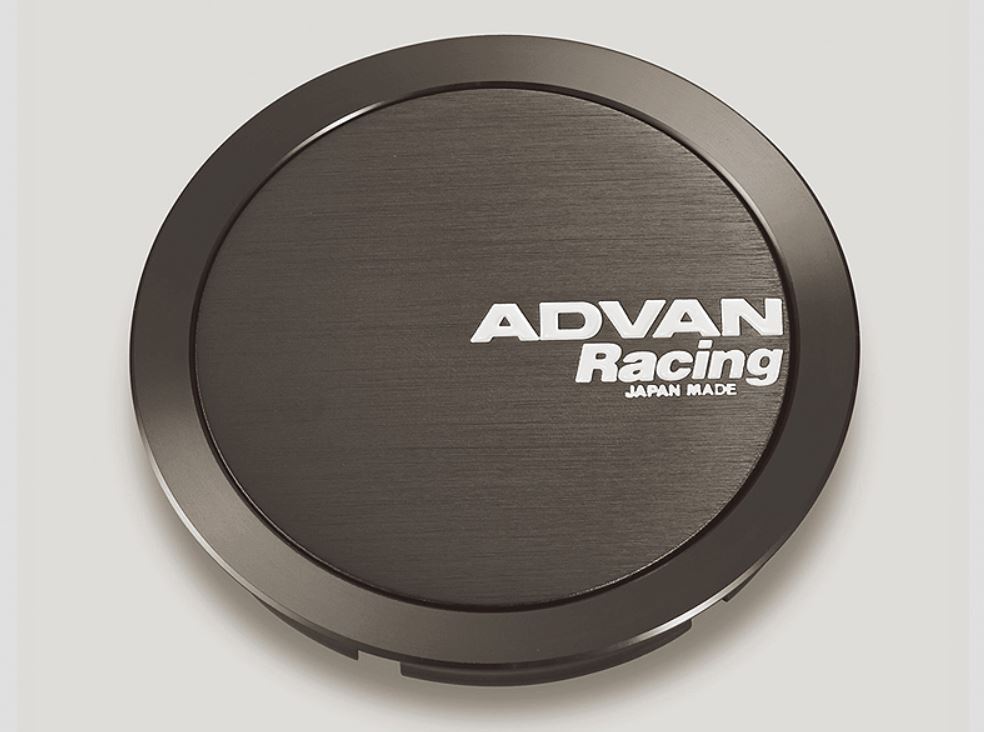 YOKOHAMA ADVAN Racing センターキャップ FULLFLAT ダークブロンズ+白文字 ヨコハマタイヤ アドバンレーシング φ73 φ63 フルフラット 単品1個価格 ホイールキャップ ハブキャップ カスタム オプション ロゴ入り C/C V3239 V3242