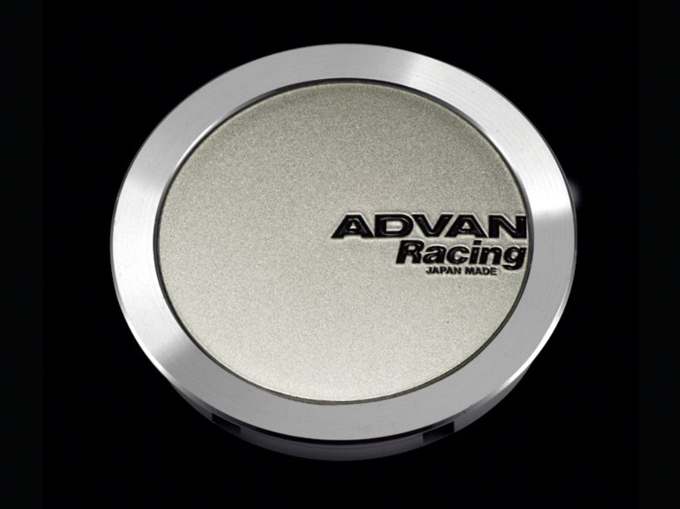 【最大2,000円OFF】ADVAN Racing センターキャップ C/C φ73 φ63 フルフラット レーシングサンドメタリック+黒文字 V4822 V4825