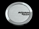 ADVAN Racing センターキャップ C/C φ73 φ63 フルフラット シルバーアルマイトV0328 V0331