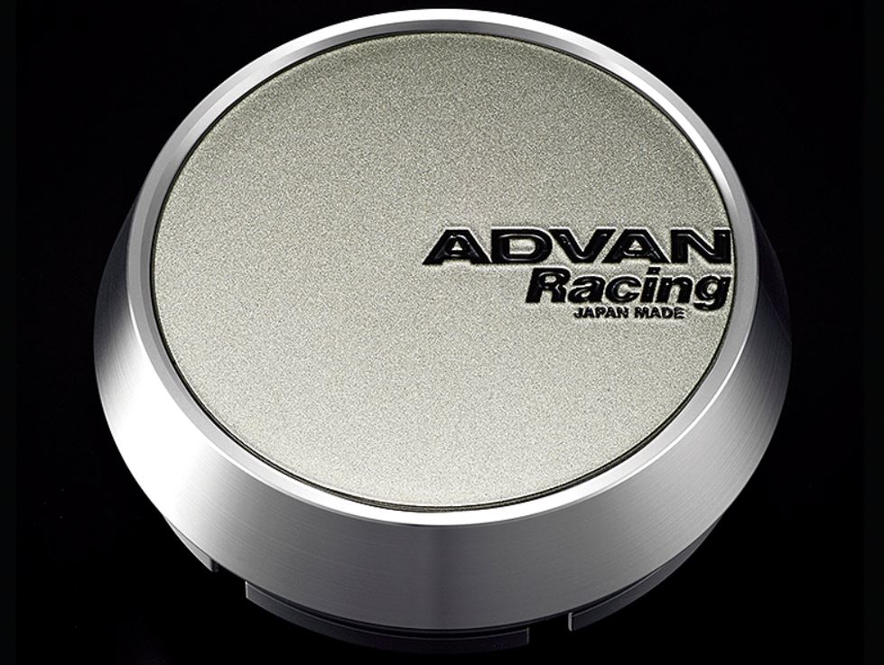 ADVAN Racing センターキャップ C/C ミドル φ73 φ63 ミドル レーシングサンドメタリック+黒文字 V4824 V4827