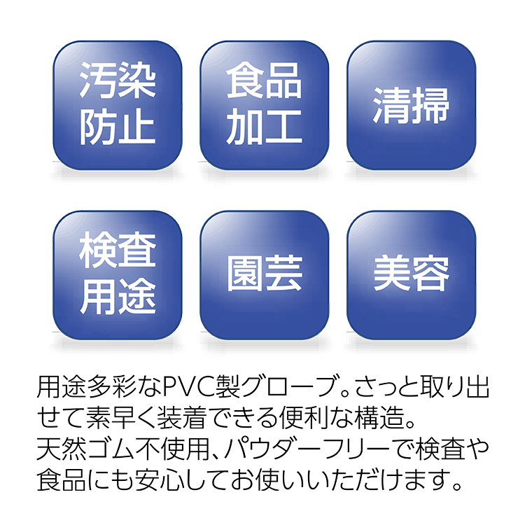 送料無料 3箱 300枚入り PVCグローブ パウダーフリー 粉なし Sサイズ Mサイズ Lサイズ 左右兼用 使い捨て 手袋 天然ゴム不使用 男女兼用 まとめ買い 感染予防 調理 料理 生肉 ガーデニング DIY 塗装 食品加工 給食 ポリ塩化ビニール 水仕事 家事 掃除 畑 ギフト ポイント消化