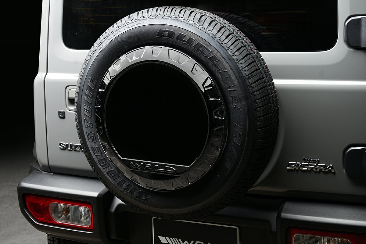 SIERRA H30.8~ WALD SPORTS LINE BLACK BISON EDITIONリアバンパースポイラー ABS製 代引き不可 3BA-JB74W ジムニー シエラ jb64w