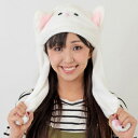 コスプレ 仮装 ぱたぱたねこ 【 ハロウィン 衣装 動物 かぶりもの キャップ アニマル 変装グッズ ハット パーティーグッズ 帽子 プチ仮装 】