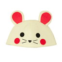 コスプレ 仮装 ねずみキャップ ホワイト 【 コスプレ 衣装 ハロウィン パーティーグッズ かぶりもの 動物 アニマル 変装グッズ プチ仮装 ハロウィン 衣装 ハット 帽子 】
