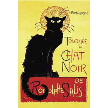 【取寄品】 Steinlen/Chat Noir 【 インテリア雑貨 イラスト 絵画 ポスター 】