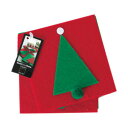 ツリーコースター(レッド) 【 テーブル装飾 クリスマス飾り パーティーグッズ クリスマスパーティー デコレーション テーブルウェア 雑貨 】
