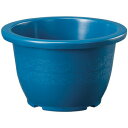 【取寄品】 りん鉢 18号 ブルー 【 ガーデニング用品 植木鉢 ポット プランター 園芸 】