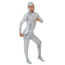 コスプレ 仮装 全身タイツ シルバー M 【 コスプレ 衣装 ハロウィン 仮装 パーティーグッズ おもしろ コスチューム タイツ レディース メンズ 男女兼用 ...