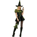 コスプレ 仮装 グリーンパッチウィッチ 大人用 S 【 コスプレ 衣装 ハロウィン 仮装 コスチューム 可愛い 魔女 パーティーグッズ 魔法使い 女性用 かわい...