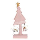 ウッドツリー シャーベット ピンク 5.5cm 【 雑貨 クリスマスツリー デコレーション クリスマスパーティー パーティーグッズ クリスマス飾り 置物 装飾 ガラス製 】