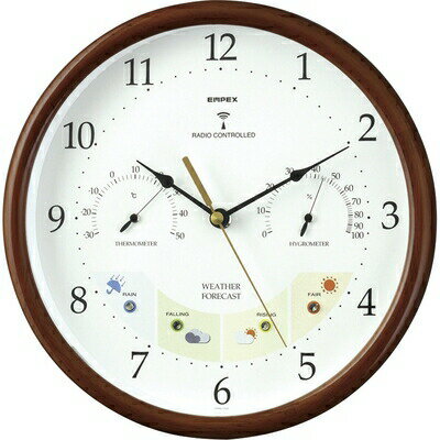 【取寄品】 エンペックス ウエザーパル電波時計 【 プレゼント 贈り物 インテリアクロック 置時計 ギフトセット 置き時計 】