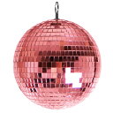 Patymo ミラーボール 30cm ピンク 【 イベント用品 パーティー演出用品 宴会グッズ ダンス 光 盛り上げグッズ ビアガーデン ライト パーティー用品...