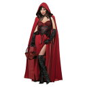 コスプレ 仮装 ダークレッド・ライディング・フッド 大人用(M) 【 コスプレ 衣装 ハロウィン 仮装 コスチューム 赤ずきん おとぎ話 余興 レディース パー...
