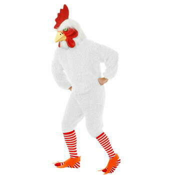 コスプレ 仮装 ニワトリ着ぐるみ M 【 コスプレ 衣装 ハロウィン 仮装 コスチューム 動物 アニマル 着ぐるみ 大人用 男性用 女性用 レディース 余興 男...