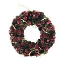 ナチュラルリース ビッグレッドパインベリースター 29cm 【 リース 玄関 雑貨 クリスマスリース クリスマスパーティー パーティーグッズ デコレーション 壁飾り クリスマス飾り 装飾 ドア飾り 】