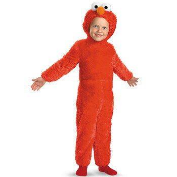 コスプレ 仮装 エルモ フェイクファー ベビー用 【 コスプレ 衣装 ハロウィン 仮装 コスチューム 服 キッズ 子供 アニメ 赤ちゃん セサミストリート グッズ エルモ ベビー服 子ども用 ベビー用品 こども用 ベビーウェア 正規ライセンス品 パーティーグッズ 子供用 】のサムネイル
