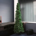 クリスマスツリー 240cmとんがりクリスマススリムツリー 【 大きい 細い 飾りなし 大型 グリーンヌードツリー 装飾 】