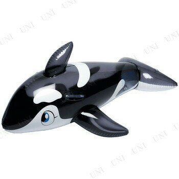 ミニシャチフロート 130cm ブラック 【 海水浴 グッズ 水遊び用品 プール用品 水物 ビーチグッズ 】 2