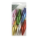 【取寄品】 クリスマス ツリー オーナメント アイスクルオーナメントセット バラエティーマルチ 9.5cm 6個入 【 ツララ 雑貨 クリスマスツリー デコレー...