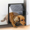 網戸用犬猫出入り口 小型犬用 【 ペット用品 イヌ ペットグッズ 犬用品 】