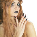 コスプレ 仮装 ブラックアンドブラッディネイル 【 コスプレ 衣装 ハロウィン 付け爪 プチ仮装 つけ爪 変装グッズ ネイルチップ メイクアップ 化粧 ハロウィ...