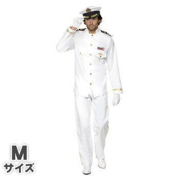 コスプレ 仮装 キャプテンDX(艦長) メンズ M 【 コスプレ 衣装 ハロウィン 仮装 コスチューム 大人用 ネイビー パーティーグッズ 海軍 余興 男性用 船長 】