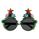 クリスマスツリーメガネ 【 面白 小物 コスプレ 仮装 眼鏡 変装グッズ おもしろメガネ 】