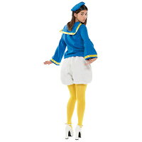  コスプレ 仮装 ドナルドダック 女性用 タイツ付き 【 コスプレ 衣装 ハロウィン 仮装 コスチューム ディズニー グッズ タイツ レディース 正規ライセンス品 余興 パーティーグッズ 公式 大人用 】