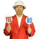 BIGプレート YES・NO 【 抽選用品 宴会グッズ イベント用品 パーティー用品 パーティーグッズ 盛り上げグッズ クイズ用品 演出 】