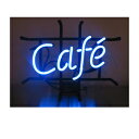 【取寄品】 ネオンサイン Mini Cafe Blue 【 ディスプレイ POP 販促品 デコレーション 店舗装飾品 飾り 壁掛け照明 】