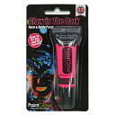 コスプレ 仮装 GLOW IN THE DARK グローインザダーク フェイス＆ボディペイント ピンク Glow In The Dark Face ＆ Body Paint (pink) 【 プチ仮装 カラー 化粧 ジェル ハロウィン 衣装 パーティーグッズ 変装グッズ 光るメイクアップ 】