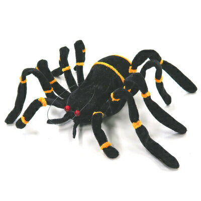 置物（ハロウィン向き） 30cm スパイダー オレンジ×ブラック 【 インテリア 雑貨 装飾品 デコレーション 飾り 置物 ハロウィン くも 蜘蛛 クモ 】