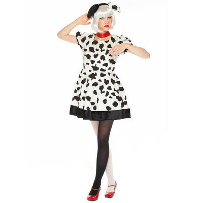 コスプレ 仮装 大人用ダルメシアン 【 コスプレ 衣装 ハロウィン 仮装 コスチューム アニマル 動物 女性用 ドッグ レディース イヌ 犬 余興 パーティーグ...