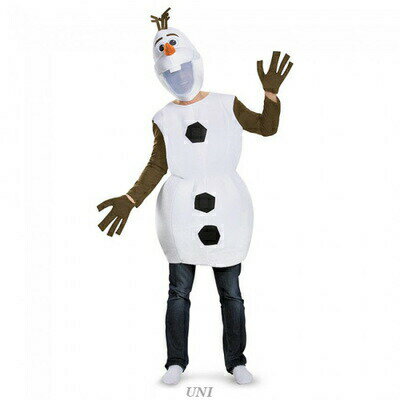 コスプレ 仮装 オラフDX 大人用 XL(42-46) 大きいサイズ 【 コスプレ 衣装 ハロウィン 仮装 コスチューム ディズニー グッズ 大きいサイズ メン...