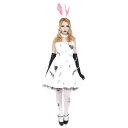 コスプレ 仮装 DEath of Doll Crazy Bunny(クレイジーバニー) 【 コスプレ 衣装 ハロウィン 仮装 レディース 服 コスチューム 動物 アニマル ol バニー ウサギ パーティーグッズ 女性用 オバケ ラビット 怖い お化け ゴシック服 ゴースト 兎 ゴシックホラー 大人用 】