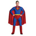 コスプレ 仮装 スーパーマン M 【 コスプレ 衣装 ハロウィン 仮装 コスチューム スーパーウーマン 公式 映画キャラクター 余興 大人用 男性用 メンズ パ...